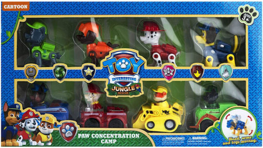 Paw Patrol Jungle Rescue Miniature Toy 8 Pcs Xz-868