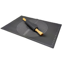 Silicone Kitchen Pastry Board 60cm Diameter40cm 1pcs