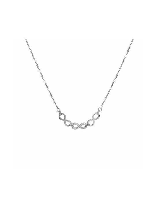 Necklace Infinity from Silver