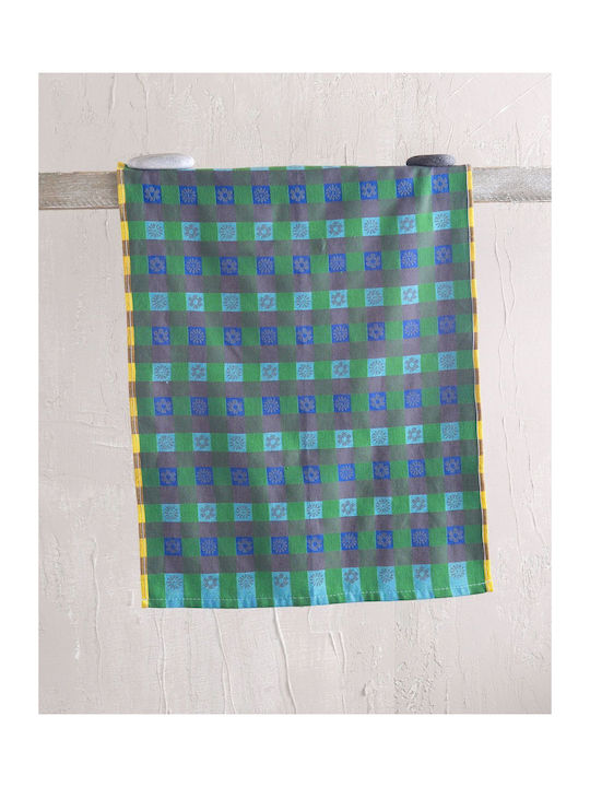 Rythmos Handtuch aus 100% Baumwolle in Blau Far...