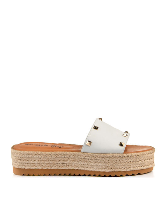 Boxer Leather Women's Flat Sandals Flatforms in...