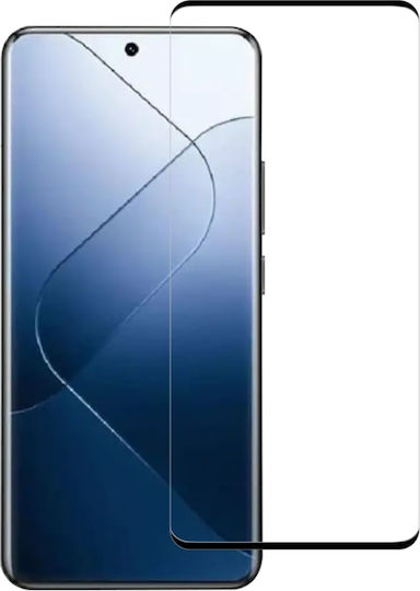 Xiaomi 15 Pro 9h Hd 3d Извит Край Закалено Стъкло Черен