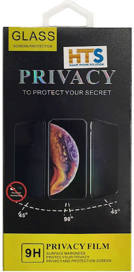 Hts Privacy Full Cover Full Glue Tζαμάκι Προστασίας Οθόνης Samsung Galaxy S24 Ultra