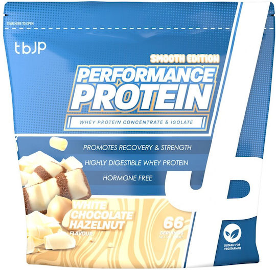 tbJp Performance Protein Molke mit Geschmack Weiße Schokolade Haselnuss 2kg