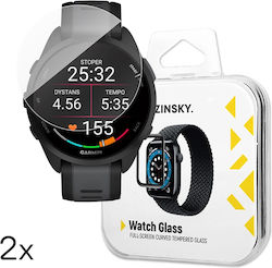 Wozinsky Full Glue Tempered Glass Garmin Forerunner 165, Wozinsky 2τμχ