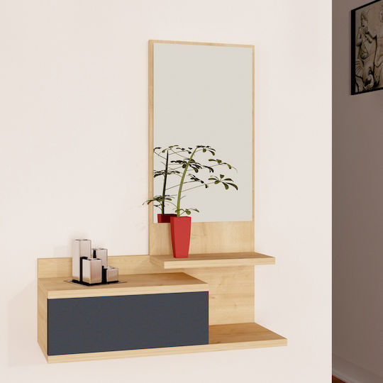 Έπιπλο Εισόδου Oak-anthracite 60x31.3x90εκ. Έπιπλο Εισόδου Oak-anthracite 60x31.3x90εκ.
