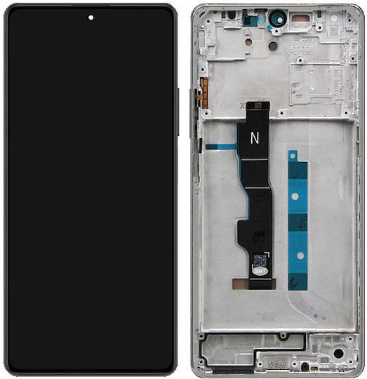 Screen Grade A with Touch Mechanism and Frame for Xiaomi Redmi Note 13 5G (Black)