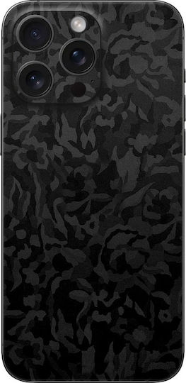 Protective Back Skin Sticker for Apple iPhone 16 Pro Max Gams Premium Vinyl Skin Back Plate Camo Black Gams-vnl-skin-cb-001-083