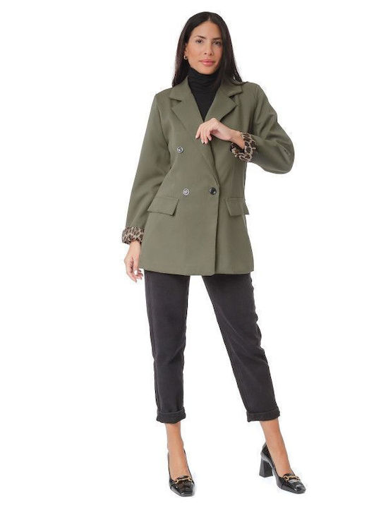 Silia D Women's Blazer Khaki