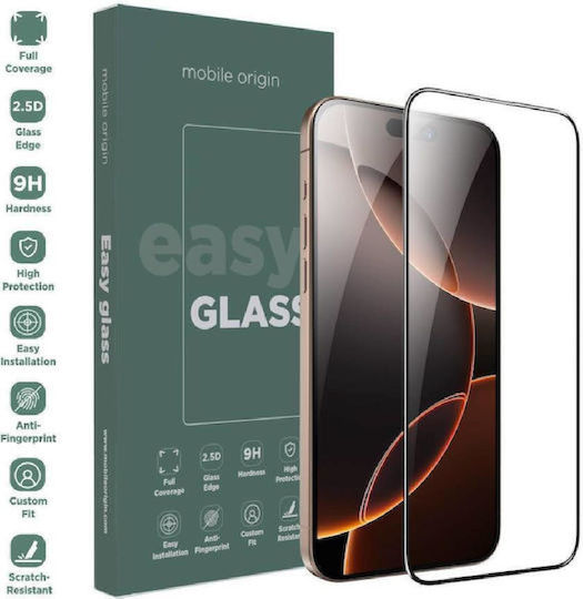 Mobile Origin Easyglass Tempered Glass (iPhone 17 / 17 Pro / 16 Pro)