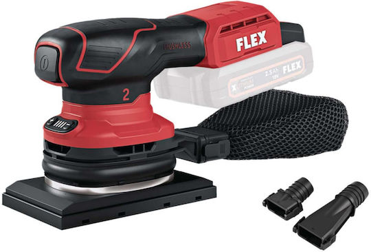 Flex OSE 2-80 18-EC C Παλμικό Τριβείο 18V Solo με Ρύθμιση Ταχύτητας και με Σύστημα Αναρρόφησης