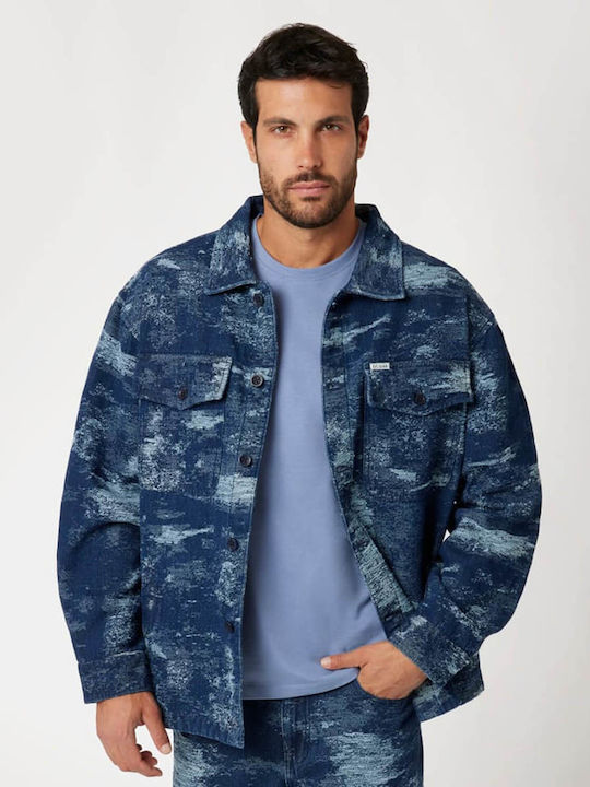 Guess Μπουφάν Blue