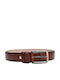 Bashaikov Χειροποιητη Δερματινη Ζωνη Cl-3049 Vvo12-brown