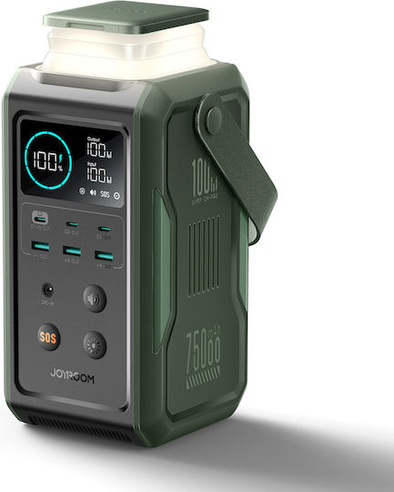 Joyroom JR-PBF10 Power Bank 75000mAh 100W με 3 Θύρες USB-A και 3 Θύρες USB-C Πράσινο