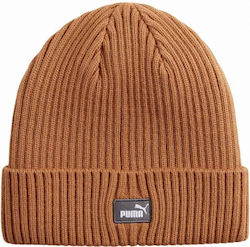 PUMA Beanie Unisex Beanie Knitted in Brown color