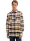 Long-sleeved Cotton Shirt Checked Plaid