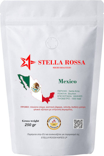 Stella Rossa Micro Roasters Espresso Kaffee Single Origin Arabica Mexiko Gemahlen 250gr