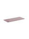 Dekorativer Tablett Ortho Matt Rosa Pam & Co B30 x T13 x H1 cm 3013-303