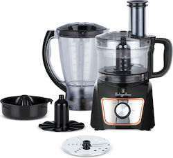 Berlinger Haus Multifunktions-Food-Prozessor 500W mit Behälter 1.5Es Schwarz