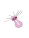 Multifunctional Storage Unit Zola Towels Kitchen Utensils Foldable Plastic 7 Arms Pink