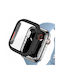 Tech-Protect Defense360 Plastic Case with Glass Black/orange for Apple Watch 46mm