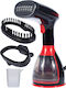 Kleiderdampfer Hand 1500W mit Behälter 280ml Schwarz