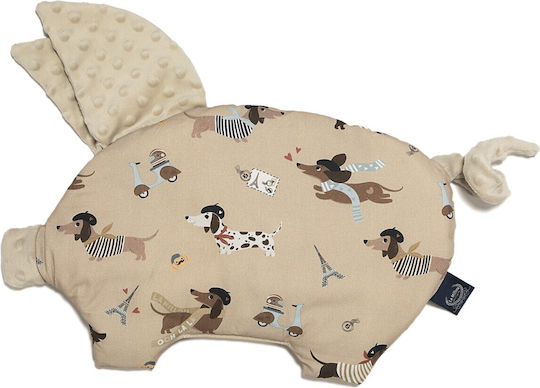 La Millou Sleepy Pig Sand 35x40cm