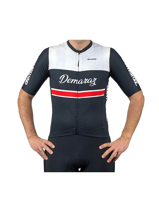 Demaraz Ανδρική Κοντομάνικη Μπλούζα Road Bike Μαύρη