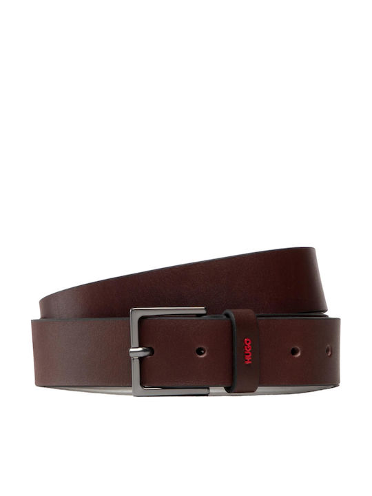 Hugo Giovel Ανδρική Ζώνη Καφέ