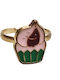 Kids Ring Pink Cupcake 9300008