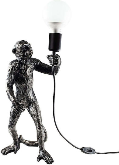 Opviq Decorative Lamp with Socket for Bulb E27 Black