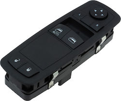 NTY Διακόπτης Παραθύρων Αυτοκινήτου για Dodge Grand Caravan Μαύρο