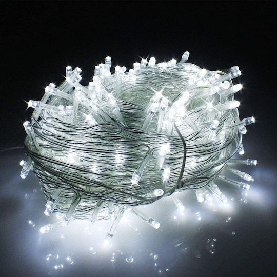 100 Λαμπάκια LED 9.5μ. Λευκά σε Σειρά