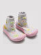 Ysabel Mora Kinder Haussocken Grey/Pink