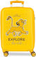 Disney Lion King Children's Cabin Travel Suitcase Hard with 4 Wheels Height 55cm