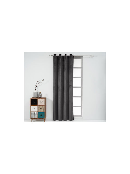 Easy Home Cornet Curtain 260x140cm Dark Gray Ey...