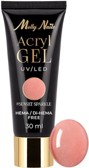 Molly Lac Gel Gel pentru Unghii Sunset Sparkle 30ml