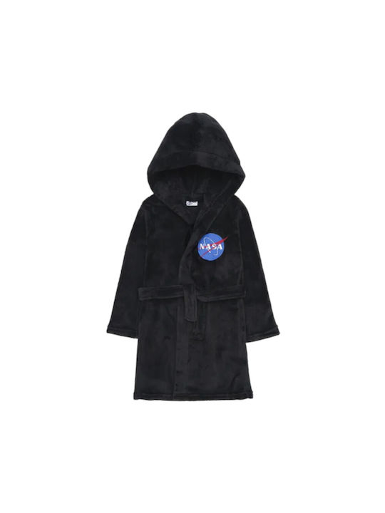 Disney Παιδικό Μπουρνούζι Black Nasa Black mit Kapuze