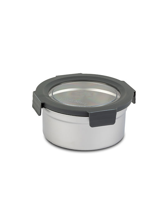 Nava Δοχείο Φαγητού Inox Ασημί 800ml