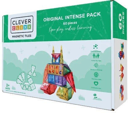 Cleverclixx Μαγνητικό Παιχνίδι Κατασκευών Original Pack Intense για Παιδιά 3+ Ετών
