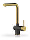 Pyramis Kitchen Faucet Counter Gold