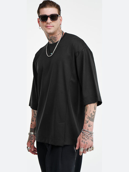 Stefan Fashion Kurzarmbluse Black