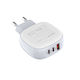 Ldnio Зарядно без кабел с USB-A порт и 2 USB-C порта 67W Бял (Q3611)