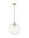 Light Prestige Pendant Light Gold with Socket E27 30x30x155cm