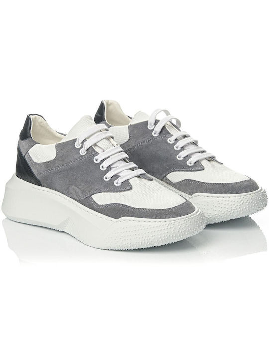 Ανδρικά Sneakers Λευκό-γκρι
