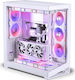 Phanteks NV9 MKII Gaming Full tower Carcasă Calculator cu Fereastră Laterală Alb