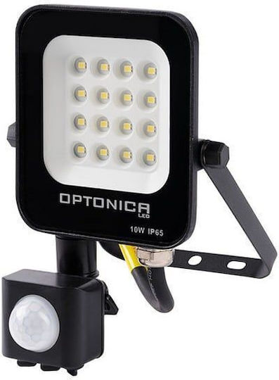 Metanor Водоустойчив LED Прожектор 10W Топло Бяло 2700K с Motion Sensor IP65