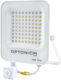 Metanor Wasserdichter LED Flutlichter 50W Kaltweiß 6000K mit Bewegungssensor IP65