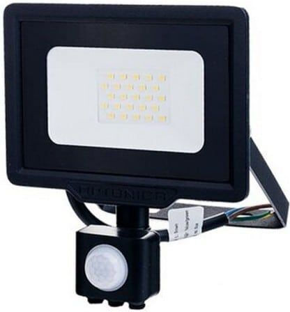 Metanor Водоустойчив LED Прожектор 20W Топло Бяло 2700K с Motion Sensor IP65