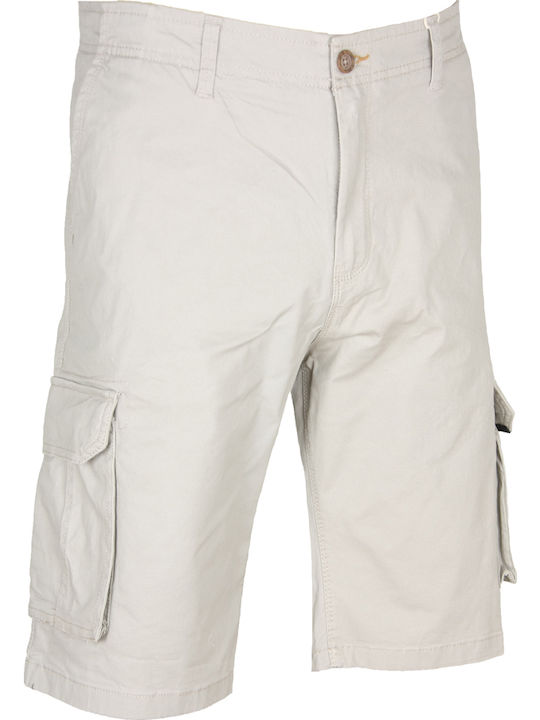 Double Herrenshorts Cargo Ecru